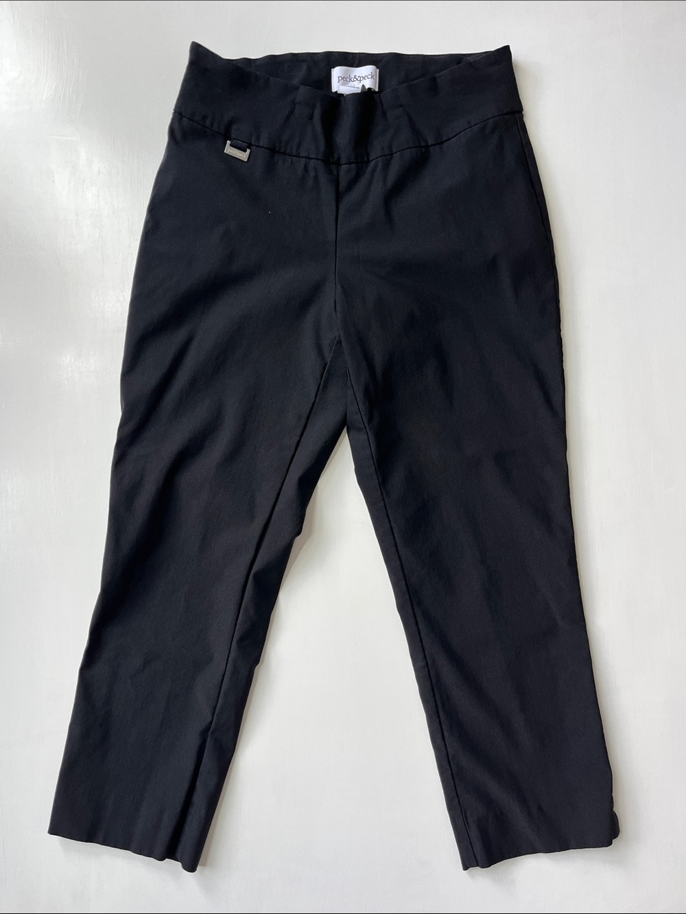 PECK & PECK Black Cropped Pants